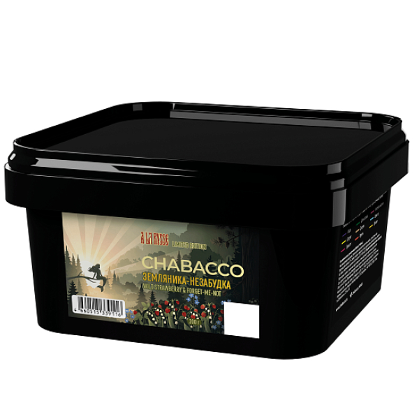 Бестабачная смесь Chabacco Le Strawberry & Forget Me Not Земляника Незабудка Medium 200 грамм в Воркуте