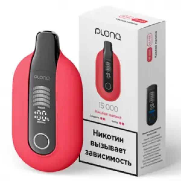Электронная сигарета Plonq Ultra Клюквенная Газировка  12000 затяжек в Воркуте